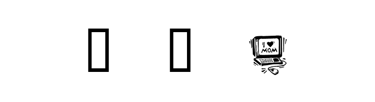 KR Mother's Day Dings  Free Fonts Download