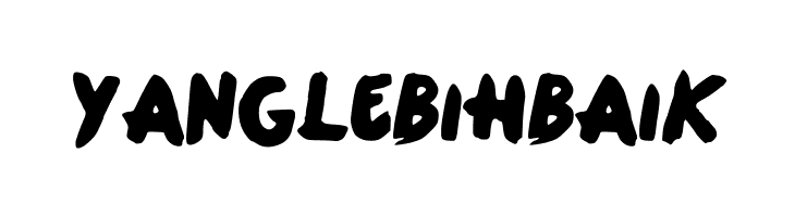 YANGLEBIHBAIK OneDirection Font