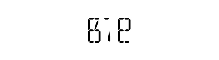 LED 16 Segment 2  Free Fonts Download