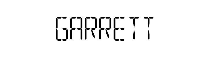 LED 16 Segment 2  Free Fonts Download