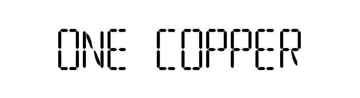 LED 16 Segment 2  Free Fonts Download