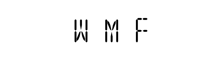 LED 16 Segment 2  Free Fonts Download