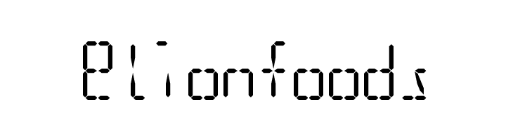 LED 16 Segment 2  Free Fonts Download