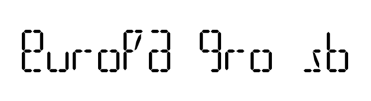 LED 16 Segment 2  Free Fonts Download