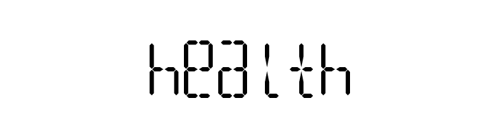 LED 16 Segment 2  Free Fonts Download