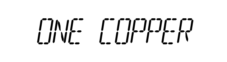 LED 16 Segment 2 Italic  Free Fonts Download