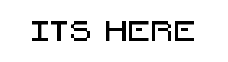 Pixel Countdown  Free Fonts Download