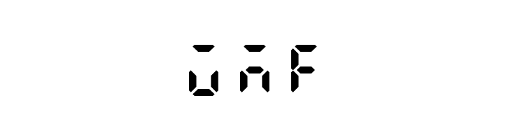 LCD AT&T Phone Time/Date  Free Fonts Download