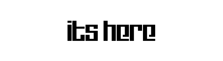 High Five Techno Regular  Free Fonts Download
