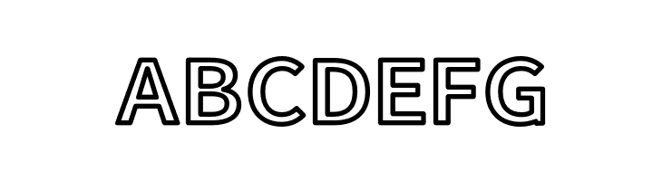 Falling Sky Extended Outline  Free Fonts Download