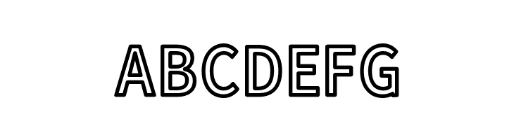 Falling Sky Condensed Outline  Free Fonts Download