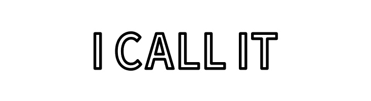 Falling Sky Condensed Outline  Free Fonts Download