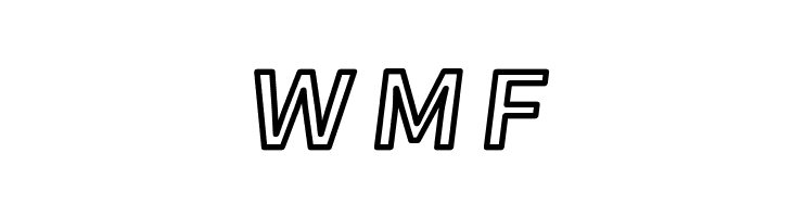 Falling Sky Extended Outline Oblique  Free Fonts Download