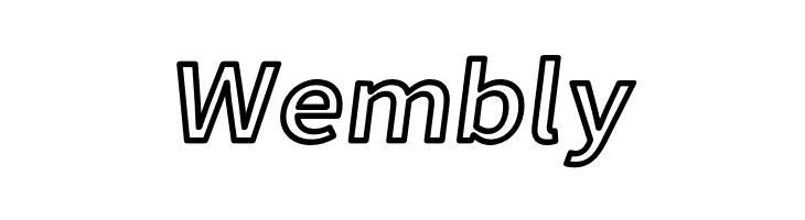 Falling Sky Extended Outline Oblique  Free Fonts Download