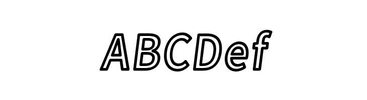 Falling Sky Condensed Outline Oblique  Free Fonts Download