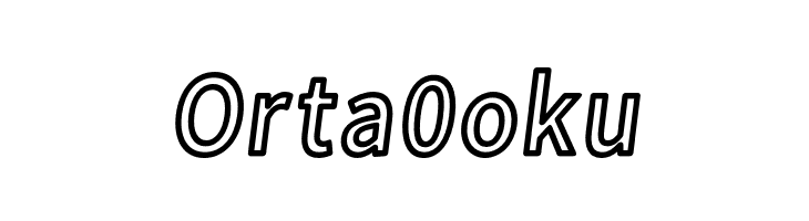 Falling Sky Condensed Outline Oblique  Free Fonts Download