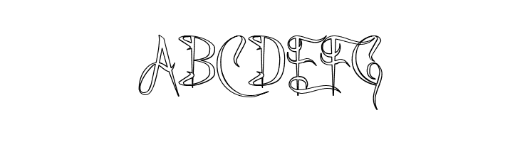 A Charming Font Outline  Free Fonts Download