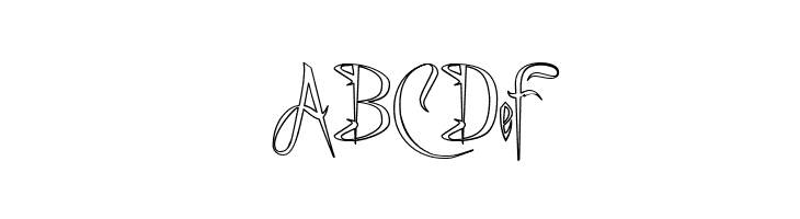 A Charming Font Outline  Free Fonts Download