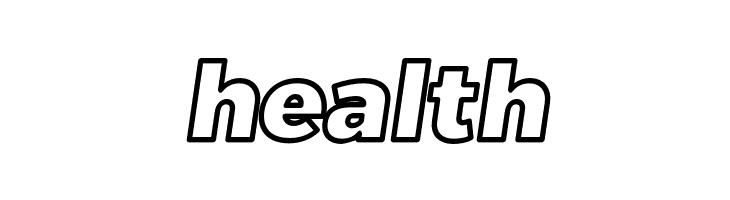 Trueno Black Outline Italic  Free Fonts Download