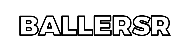 Trueno Black Outline  Free Fonts Download