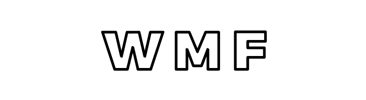 Trueno Black Outline  Free Fonts Download