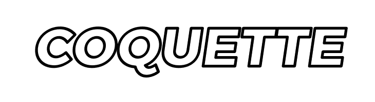 Trueno ExtraBold Outline Italic  Free Fonts Download