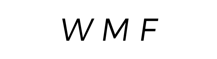 Trueno Light Italic  Free Fonts Download