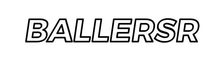 Trueno Bold Outline Italic  Free Fonts Download