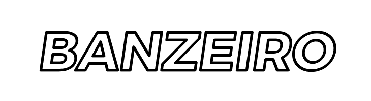 Trueno Bold Outline Italic  Free Fonts Download