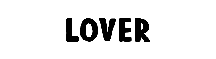 LOVER Blackore Font