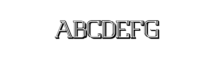 White Line Fever Light 3d 1.00  Free Fonts Download