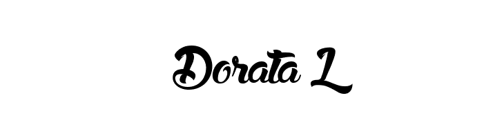 Dorata%2BL la Chatte à Maman Font