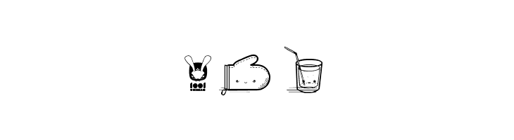 Kawaii Food II  Free Fonts Download