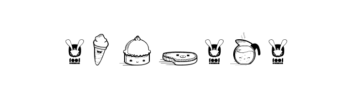 Kawaii Food II  Free Fonts Download