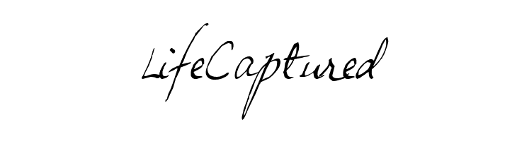 LifeCaptured JP Hand Slanted Font