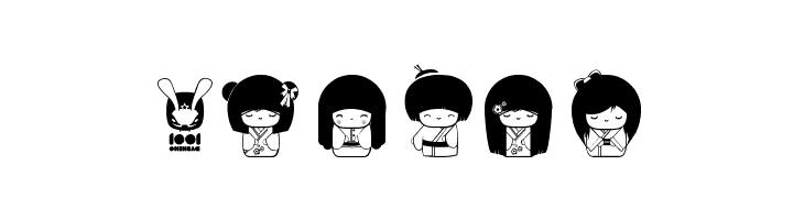 Kokeshi Kawaii  Free Fonts Download
