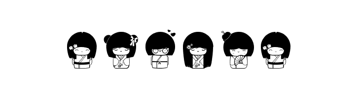 Kokeshi Kawaii  Free Fonts Download