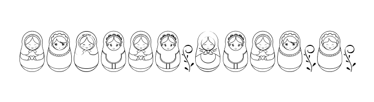 Matriochkas  Free Fonts Download