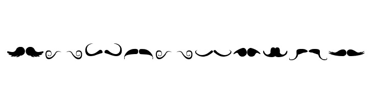 mustache  Free Fonts Download