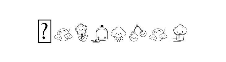 Kawaii Food Font  Free Fonts Download