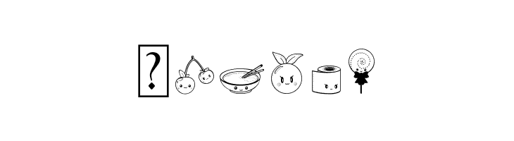 Kawaii Food Font  Free Fonts Download