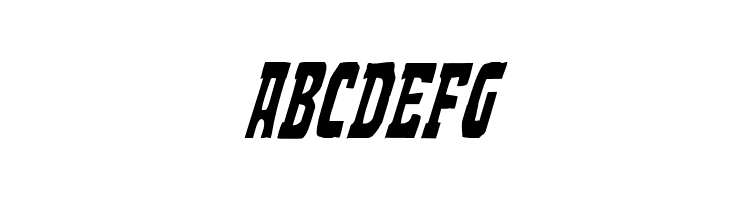 Demon Priest Condensed Italic  Free Fonts Download