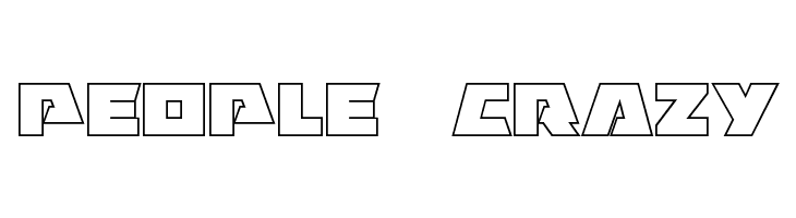 Eagle Strike Outline  Free Fonts Download