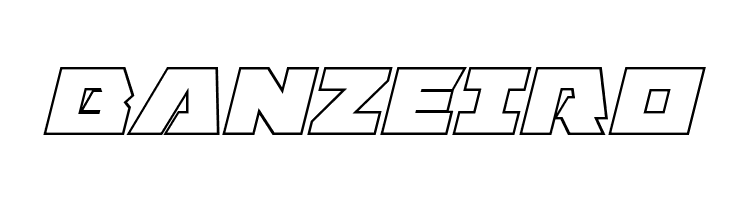 Eagle Strike Outline Italic  Free Fonts Download