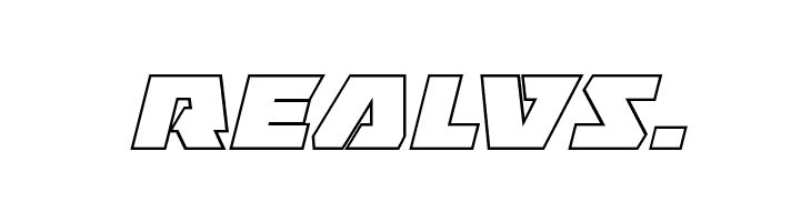 Eagle Strike Outline Italic  Free Fonts Download
