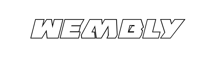 Eagle Strike Outline Italic  Free Fonts Download