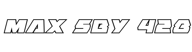 Eagle Strike Bold Outline Italic  Free Fonts Download