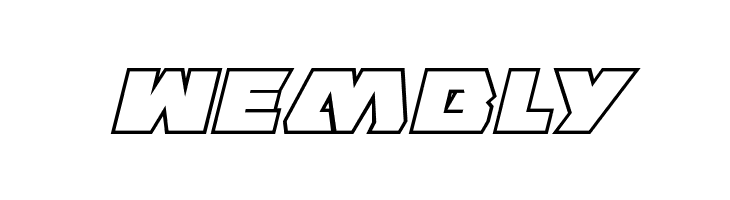 Eagle Strike Bold Outline Italic  Free Fonts Download