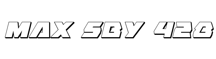 Eagle Strike 3D Italic  Free Fonts Download