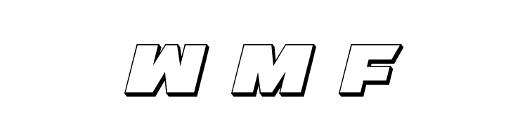 Eagle Strike 3D Italic  Free Fonts Download